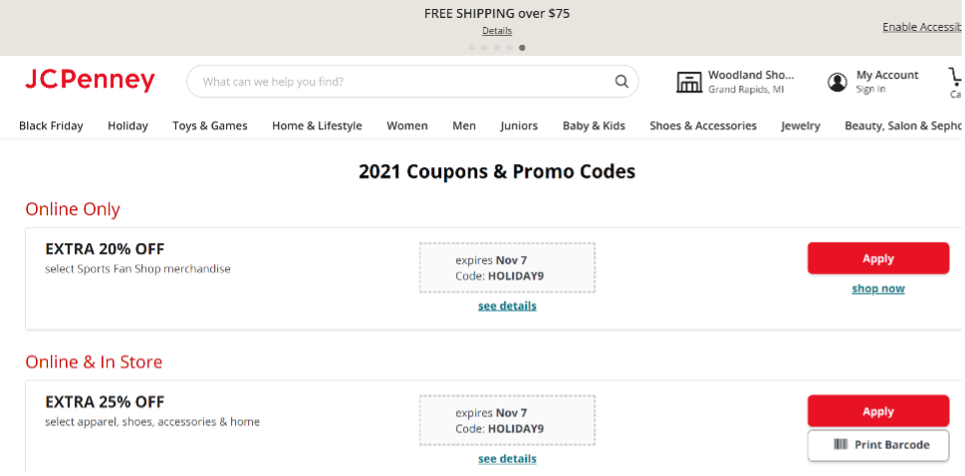 Using Promo Codes