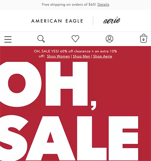 American Eagle Outfitters chatbot