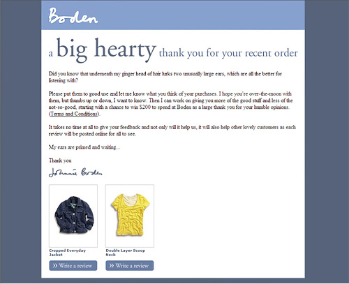 Boden Email