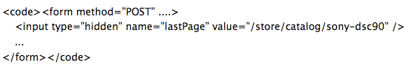 embed last page visited code