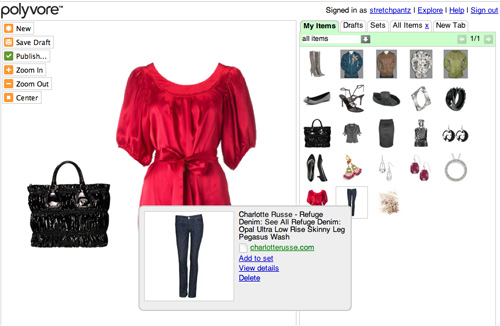 Creating in Polyvore