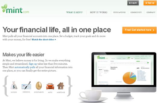 Mint, your financial life all in one place
