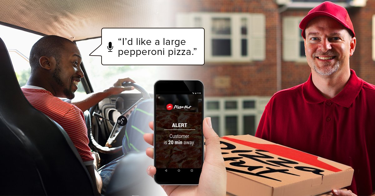 pizza hut delivery system