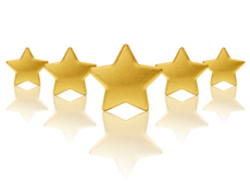 customer review star rating