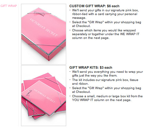 Victoria’s Secret Gift Boxes